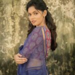 Pranika Dhakshu Instagram - இந்நேரம் 🌸🌼 Makeup @sharanyas_makeupartistry Photography @skmani_photography . . . #pranikadhakshu #zara #newyear #saree #sareelove #sareelovers #saree #coimbatoreponnu