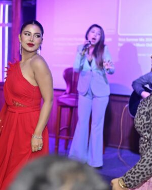 Preety Kongana Instagram - Few captures from my birthday bash 12/12/2023 ♥️ ♥️♥️

I m obliged ♥️♥️♥️ n I love you all ♥️♥️♥️

The red dress I m wearing is beautifully customised by @page_3_boutique ♥️ thank @nandini_borkakati 😘