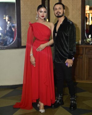 Preety Kongana Instagram - Few captures from my birthday bash 12/12/2023 ♥️ ♥️♥️

I m obliged ♥️♥️♥️ n I love you all ♥️♥️♥️

The red dress I m wearing is beautifully customised by @page_3_boutique ♥️ thank @nandini_borkakati 😘