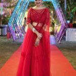 Priya Choudhury Instagram - There is a shade of red for every woman ❤️#weddingready #sidkitamanna #weddingread #winterwedding . .📷 @imkp_