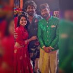 Priyanka M Jain Instagram - Both my Bosses in one frame❤️😎 KING JI we have never been this lucky❤️🧿🙏🏻 Loveyou sir !! Loveyou anthe ❤️🥰🙏🏻 #nagarjuna #king #biggboss #biggbosstelugu7 #priyankajain #akkineninagarjuna #mass #love #trending #family #shivakumar #prishiv #neverendingtales
