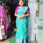 Priyanka Nalkari Instagram - #satyanarayanapooja #successful #feelingblessed #traditional #saree #teluguammayi #hyderabad #positivevibes #temple