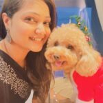 Priyanka Nalkari Instagram - #christmasattire #pet #love #littlesanta #cutewe #smiles #positivity #festivemood #selfietime #xmastree #poodle #santa #lastmonthoftheyear #december #instamood #malaysia #kl