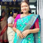 Priyanka Nalkari Instagram - #satyanarayanapooja #successful #feelingblessed #traditional #saree #teluguammayi #hyderabad #positivevibes #temple