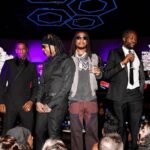 Quavo Instagram - Another one for US!!! Idk why nobody told me about a suit but I still had that shit onnnnn shidddd!! What a night @michaelrubin Reform Casino 🎰 NIGHT breaking ⛓️ chains @meekmill 💪🏾It’s Bigger than WE!!!