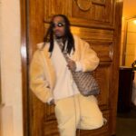 Quavo Instagram - Heyyy mama! Call me Johnny bravo FOG @jerrylorenzo PFW!!