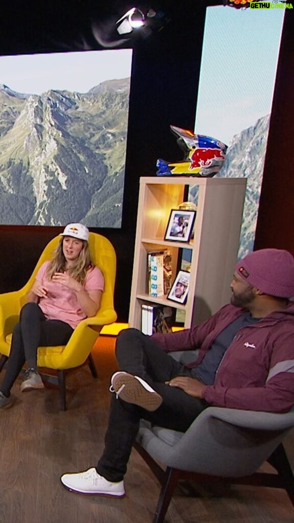 Rachel Atherton Instagram - New @redbullbike Show “beyond the line” Is out now! Go & check it out, we analyse all things World Cup Loudenveille 👌👌👌 @robwarner970 @eliotjackson Thanks for having me on the show, I really enjoyed it! 😋😋