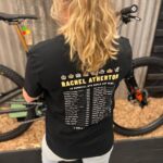 Rachel Atherton Instagram – My T- Shirt re-stock 🥰🥺😝You guys seemed to Love them at Fort William which was so rad ❤️

40 wins Band Style // or
40 crowns 
Adult & kids 
❤️

we’ve finally ordered more sizes & you can find them on the @athertonbikes website under “Gear” 
Link in bio ✌️

@dora_rgb helped design these and I love them ❤️ Felt weird to make a T shirt blowing my own trumpet but then I just thought, YOLO 😂 
Thanks so much Dora, for creating the crown 👑 vibe so perfectly ❤️👑❤️🌈

If you order now they should be with you before CRIMBO / Christmas ❤️

Carve your own path.
