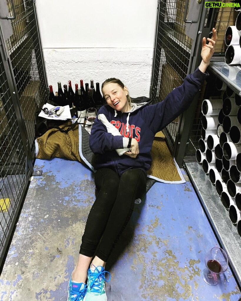Rachel Nichols Instagram - Ah, yes - the good-old-pre-COVID days! Surrounded by wine, in a vault, turning and tasting bottles with @nyjenn7 - an event that was always followed by lunch and laughter at SugarFish. I miss those days. I miss my friend. Come back here immediately, Jenn! Enough is enough!