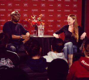 Rachel Nichols Instagram - What a fun evening it was! Thank you @omariakilnewton for inviting me into your house (@vancouverfilmschool) for a night of chatting, laughing and conversation. I had a wonderful time! Your students are both lovely and amazing. This is me inviting myself back, FYI…🤷🏼‍♀️.