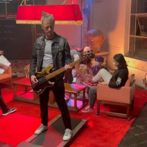 Raine Maida Instagram - It’s beautiful & humbling to see so many people back to work on the set of this @ourladypeace video. Creating, collaborating sharing ideas, sharing esthetics. This drug doesn’t work virtually. We did our best the past 16 months but this was a reminder of the humanness of art. The insight into our souls. The meditation of creating and how it connects us. We hit it til 4am &  created something special. Big thx to everyone that helped make this happen including @michaelmaxxis @swerdy1111 @nadyariot @at_easeladies Should see something in next few weeks! 
#stopmakingstupidpeoplefamous