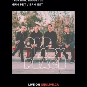 Raine Maida Instagram - In case you haven’t heard. Spiritual machines part 2 is coming... & in honor of that Ray Kurzweil inspired album we’re going to perform SideA of Spiritual Machines live from Los Angeles. We’ll also share some clips from the new album that we’ve been working on with genius producer Dave Sitek & maybe have a cpl other surprises!!! Show is August 20th 6pm PST/9EST. Tickets available  only on https://JUJUlive.ca. Get a ticket before they’re gone!!!