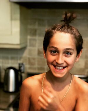 Raine Maida Instagram - What can I say....This kid is evolved. Lives his life with compassion, humility, a thirst for truth & love for everyone...& when he laughs ...it’s medicine.
Love you Sal. Happy 12th birthday 🎂 🎁 🍰