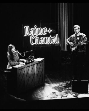 Raine Maida Instagram - First Raine+Chantal shows in a minute. can’t thank fans enough for their intense love & energy. response to shows is overwhelming. vibes in these theaters each night. transcendent. @rowanmaida opened. wow. distinct. true. artist. we are forever grateful. humbled by it all. New music soon. be safe during holidays . ♥️❤️🖤

📸 @jessedimeo @coreykellyimages 

#livemusic #duos #newartist
