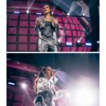 Raisa Andriana Instagram - Throwback waktu HUT Trans kemarin duet bareng @rizkyfbian ✨wearing silver look by @byestherjean Makeup // @ferryfahrizal Hair // @ibaayy___ Styled // @elcofrebliaman Photo // @high_iso