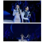 Raisa Andriana Instagram - Menyanyikan “Percayalah” untuk pertamakalinya bersama Ka @afgan__ di KL.. Thank you Afganisme for welcoming me, and Ka Agan, I’m always so proud of you, thank you for including me in your beautiful concert!! Makeup // @ferryfahrizal Hair // @ibaayy___ Dress // @raffieynasirofficial Styled // @astecat Photo // @rendharais