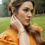 Raisa Andriana Instagram - The look for #RaisaTBL lyric video ✨ Makeup // @ferryfahrizal Hair // @ibaayy___ Styled // @ivanteguhsantoso Dress // @_thestoryof_ Jewellery // @dior Photo // @reaoubien