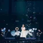 Raisa Andriana Instagram - So happy bisa duet when you believe me bareng @arianinismaputri 🫶🏻 also loving this stunning white gown by @felissa_thung Makeup // @ferryfahrizal Hair // @ibaayy___ Styled // @elcofrebliaman Photo // @high_iso