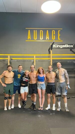 Ramin Karimloo Instagram - They do #crossfit with sophistication here in #trieste #italy. Thanks for letting us jump in with the coaches today. @audace_fight_e_crossfit 🖤 @bradleyjaden