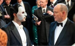 Ramin Karimloo Instagram - Dec 16, 2023 | Monte Carlo | Prince Albert II of Monaco and Princess Caroline of Hanover |
