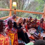 Raquelle Stevens Instagram - Spent the week in Kenya with @selenagomez & the most amazing team @wemovement. I will forever remember the beautiful people we met. I learned so much and was reminded that no matter where I am whether at home or anywhere in the world the greatest gift in life is being able to connect with people. I was again reminded that no matter where we live or what our background is we are all connected through our humanity. During one of our afternoons we had the opportunity to bead jewelry with a group of local mamas. Even though we didn’t speak the same language, we had the best time together and were able to connect through eye contact, smiles, laughter, and hugs. We also visited two of the WE schools. The secondary girls school and the WE college where we were moved by the stories we heard, and inspired by the intelligent, confident girls we got to spend time with. I learned that attending secondary school is a huge privilege with only 41% of girls attending. The girls we spoke with are so grateful for the opportunity to learn and we need to see this number increase. I will cherish these moments and all the other moments had during this past week. I leave remembering that we all want the same things. That is to be seen. To love and be loved. And to live in a world where we all have the access we need to achieve our dreams, build a life we are proud of, and to leave a better world for future generations. ❤️ Kenya, Africa