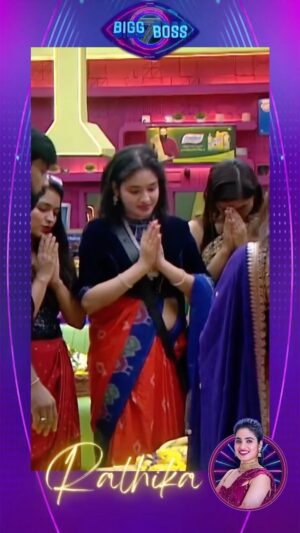 Rathika Rose Instagram - #festivevibes in #biggbosstelugu7 house !! 

After a heated Monday, Good to see all of them coping up to celebrate the divine #ganeshchaturthi in such a beautiful way. 

May the Lord Ganesha bless each of them and all of us. 

#happyganeshchaturthi #vinayachavithi #jaibologaneshmaharajkijai #ganapathibappamoriya #talented #rathika #keepsupporting #loveyouall