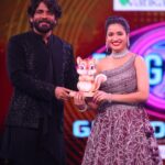Rathika Rose Instagram - Over 7 yrs of my industry career started with lot of struggles and phases this is the first special Award I received till date ! It’s just a beginning I take this as a positive kick start for more and more awards coming my way ! Thanks for everyone who supported and voted for me ! It’s a beautiful journey with flaws and challenges! It made me more stronger mentally and emotionally than ever before ! #rathika #rathikarose #biggboss #BiggBoss #BiggBossTelugu #BiggBoss7Telugu #BiggBossSeason7 #BiggBoss7TeluguUpdates #DisneyplusHotstar #Hotstar #Starmaa #Trending #TrendingReels #Explore #Viral #ViralReels #Instagram #biggboss #biggboss7telugu #starmaa #maa @starmaa @endemolshineind Desginer :- @neerusprive @neerusindia @avnish003 Styled by :- @navneeth_bhansali Jewellery :- @fashioncurvee @aditi_collection