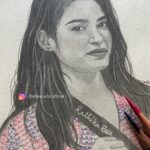 Rathika Rose Instagram - IN FRAME : @rathikarose_official ✍🏻💕 . ARTIST : @shiva.arts.official . . . #rathikarose #shivaartsofficial #rathika #biggboss #art #artwork #artistsoninstagram #artist #explore India