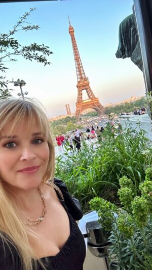 Reese Witherspoon Instagram - Paris with the girls is always a good idea 🥐🌸💫🇫🇷💗