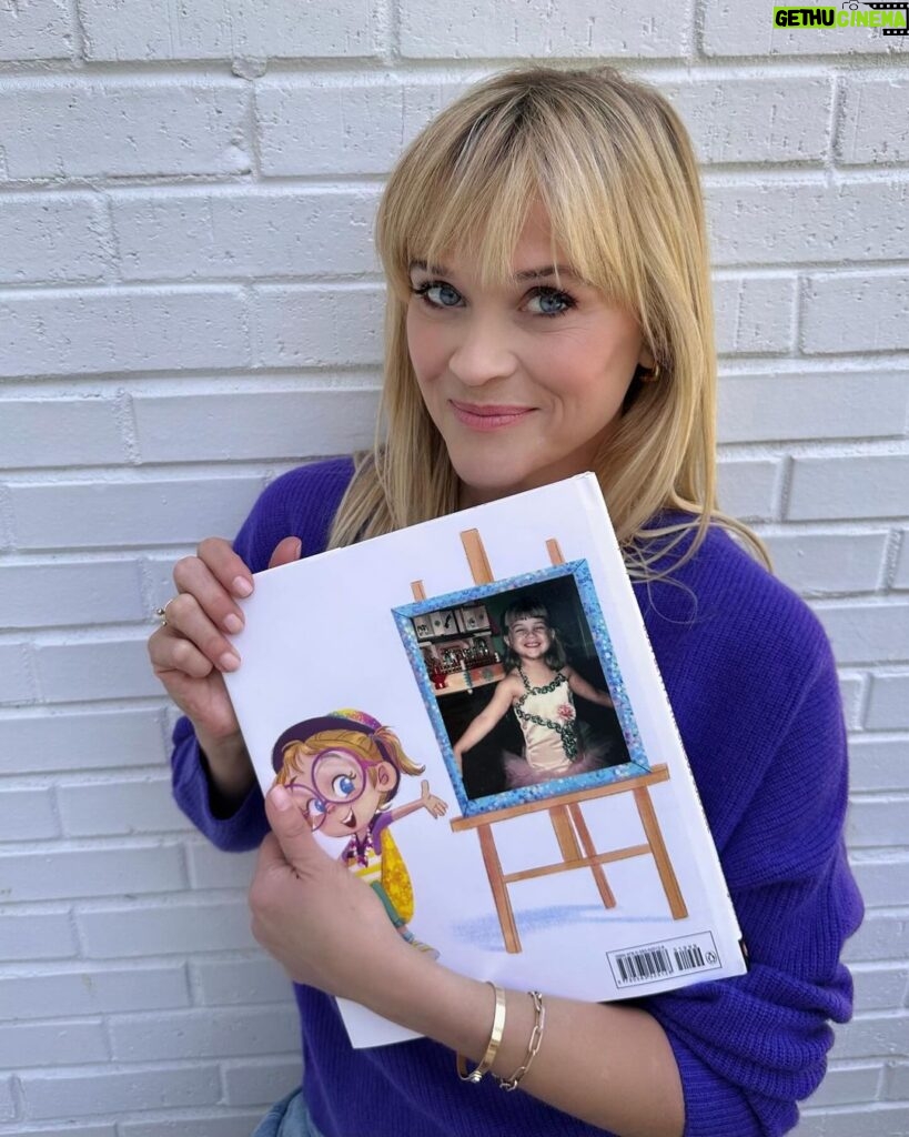 Reese Witherspoon Instagram - Only 11 DAYS until Busy Betty and the Circus Surprise hits bookstores everywhere on Oct. 3!!! I can’t wait for y’all to join Betty on her next crazy adventure 🎪🤸‍♀️💕 This little character is so close to my heart because she was inspired by my own personality as a child… always energetic, always performing, and always excited. I hope she teaches kids that a BIG personality is a gift and that having a million questions and a billion ideas is never ever a bad thing!! 💫 Pre-order your copy now at the link in bio!