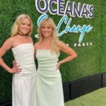 Reese Witherspoon Instagram – Perfect Summer night with my girl @avaphillippe 🌊 💗learning all about @oceana incredible conservation work 🌊 ✨🦈 #BiossancePartner