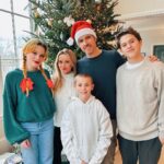 Reese Witherspoon Instagram - Wishing all of YOU a very Merry Christmas and Happy Holidays from our family to yours ! 🥰🎄✨