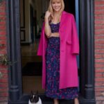Reese Witherspoon Instagram - A few of my favorite things: The perfect shade of pink coat that will brighten dreary days… and the perfect Frenchie who will always brighten any day! 💕🥰 @draperjames ✨
