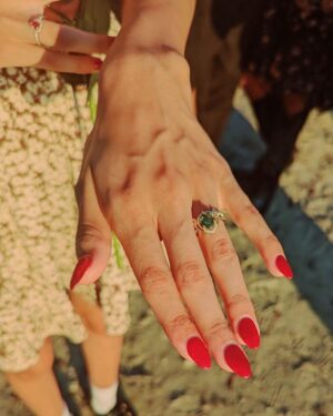 Reid Miller Instagram - To our new life together, future Mrs. Miller. 
Oh, how I love you so. #engaged #future #iloveyouendlessly
