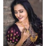 Reshma Shinde Instagram - 💜🌸💜 . HMUA- @tejasvikadam_makeupartist shoot by- @portraitroom_ outfit- @designertanu_