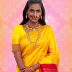 Reshma Shinde Instagram - ओजस्विता, आनंद आणि उत्साह यांचे सूचक असा आजचा रंग 'पिवळा'... #Navratri #Day4 #YellowColor #StarPravah @reshmashinde02 @mumbaitimes @maharashtratimesonline
