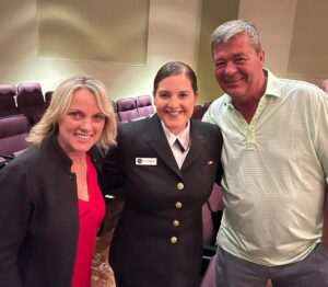 Rhonda Vincent Instagram - Congratulations to our Sally girl!! One year in the Navy - serving as the first female lead in the Navy Band - Country Current!  AND she’s gonna be a Mommy!! We’re getting a granddaughter!! Can’t wait for grandchild #3 to arrive!!