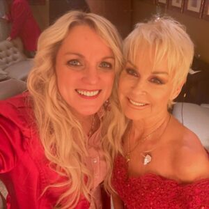 Rhonda Vincent Instagram - Lovely @lorriemorgan_official at the Grand Ole @opry !! So much fun with her.  We went from the #Opry Country #Christmas then to see the best country music in @nashvilletn == The Music City Playboys who play every Wed & Thu 6p - 10pm at Music City Bar and Grill!  @musiccitybarandgrill_  Thinking Lorrie could get me into more trouble than Jeannie Seely 😁. Go see Lorrie tonight in Dubuque Iowa.  Join us Sunday 12/17 Irwin PA - Lamp Theatre, Monday 12/18 Berlin OH - Amish Country Theater Tuesday 12/19 Grand Ole Opry - Order the new Christmas USBc drive at www.rhondavincent.com