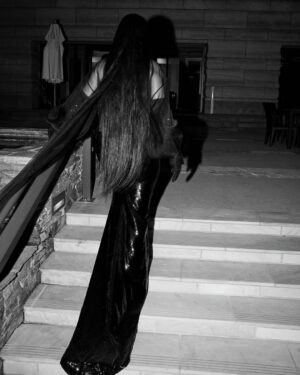 Rihanna Instagram - me and my date for Oscar Gold Party #bump22