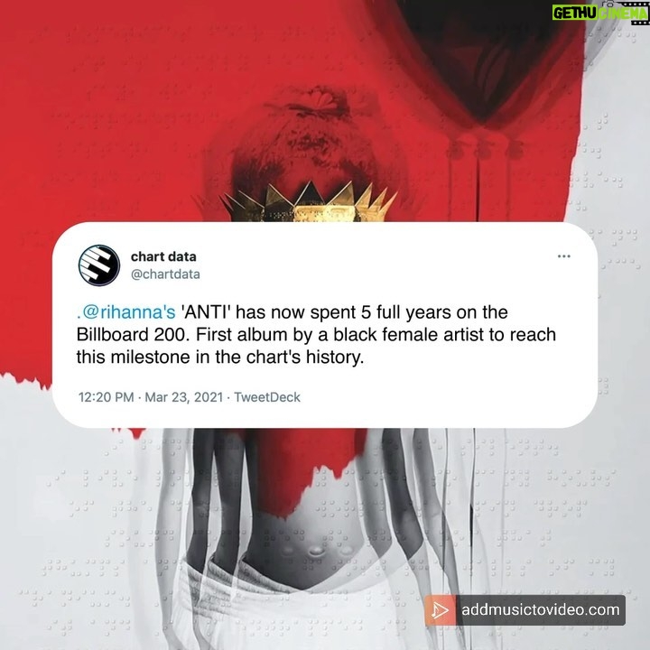 Rihanna Instagram - grateful to the most High for putting die hard supporters in my circle 🙏🏿 #Anti #WomensHistoryMonth 💪🏿 congrats to everyone that contributed to this era, thank you team.