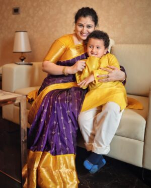 Rishab Shetty Instagram - Creating a gallery of love through every family-filled moment✨ 
PC: @vijethphotography