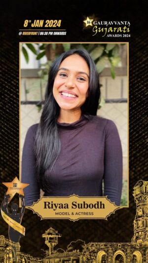 Riyaa Subodh Instagram - 🌟 From winning India’s Next Top Model to becoming the face of iconic brands, Riyaa Subodh’s journey is a testament to her unstoppable spirit! 🌈✨ Join us in welcoming this supermodel extraordinaire to the grand stage of the Gauravvanta Gujarati Awards. An evening filled with glamour, recognition, and her shining presence awaits on January 8, 2024, at the stunning Riverfront, Ahmedabad. 🏆✨ #RiyaSubodh #Supermodel #GauravvantaGujaratiAwards #January8 #unstoppablejourney
