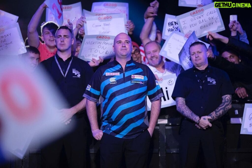 Rob Cross Instagram - Great to get off to a decent start in the Interwetten European Darts Open yesterday, tough win over Ryan. Now it’s Willie O'Connor this afternoon. I feel fresh and ready for a long day! @targetdarts @NamosSolutions @jenningsbetinfo @scott_rbs ⚡⚡⚡