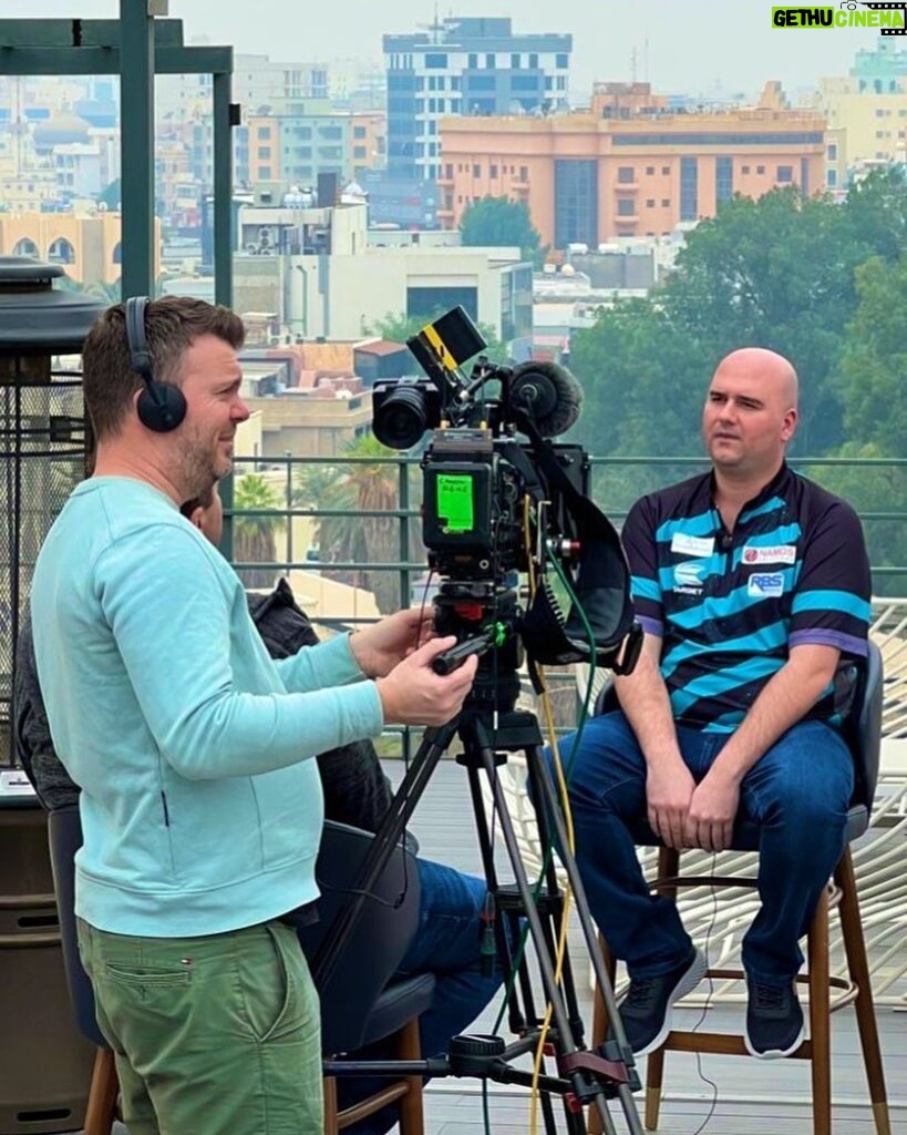 Rob Cross Instagram - It’s been an early start and busy day before my Bahrain Darts Masters quarter-final with Peter Wright. Loving the hospitality out here. Thanks for all the support. Let’s do this 💪⚡🇧🇭 @targetdarts @NamosSolutions @jenningsbetinfo @scott_rbs