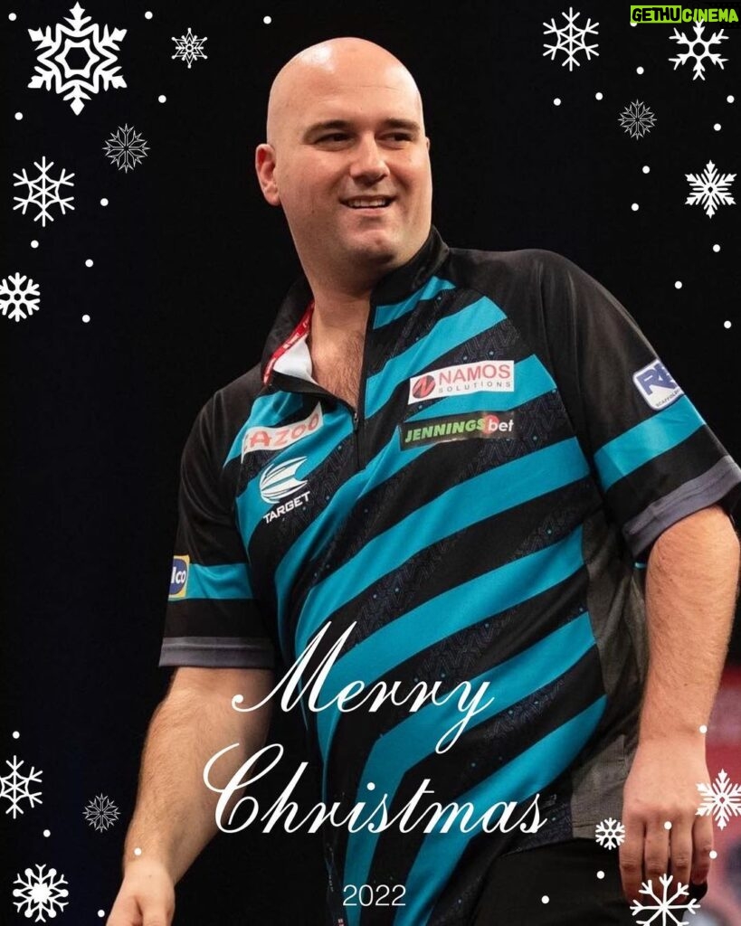 Rob Cross Instagram - Merry Christmas everyone. 🎄⚡ Have a brilliant few days. Thanks for all your amazing support. @targetdarts @NamosSolutions @scott_rbs @jenningsbetinfo