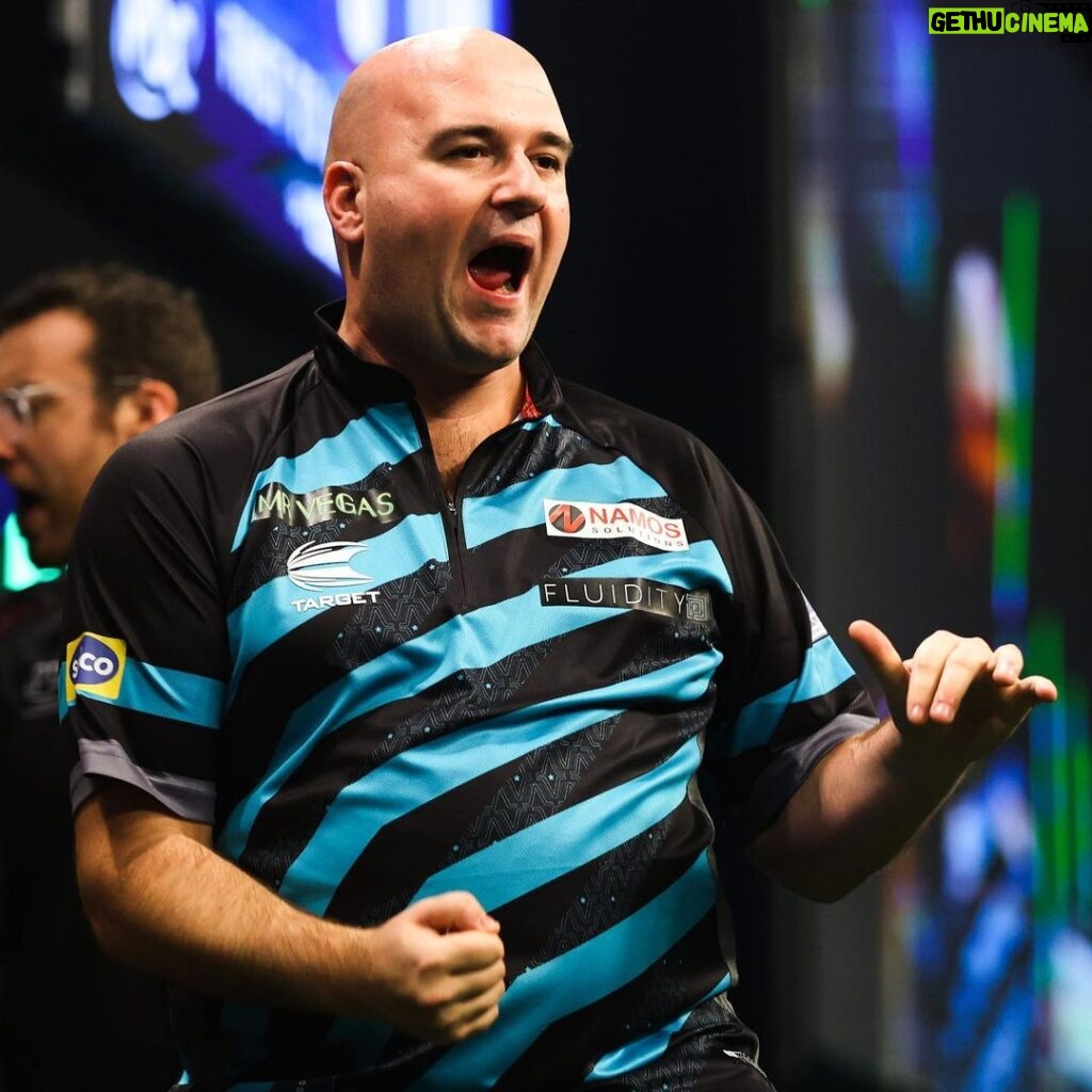 Rob Cross Instagram - Back at it! Players Championship Finals. I play Cammy Menzies this afternoon. Thanks for all the messages after Sunday. Really appreciate the support.⚡ @targetdarts @NamosSolutions @pwrbyfluidity @scott_rbs 📸 @_taylorlanningphotography_