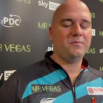 Rob Cross Instagram – My thoughts about tonight’s first Grand Slam match. 
@targetdarts @NamosSolutions @pwrbyfluidity @scott_rbs