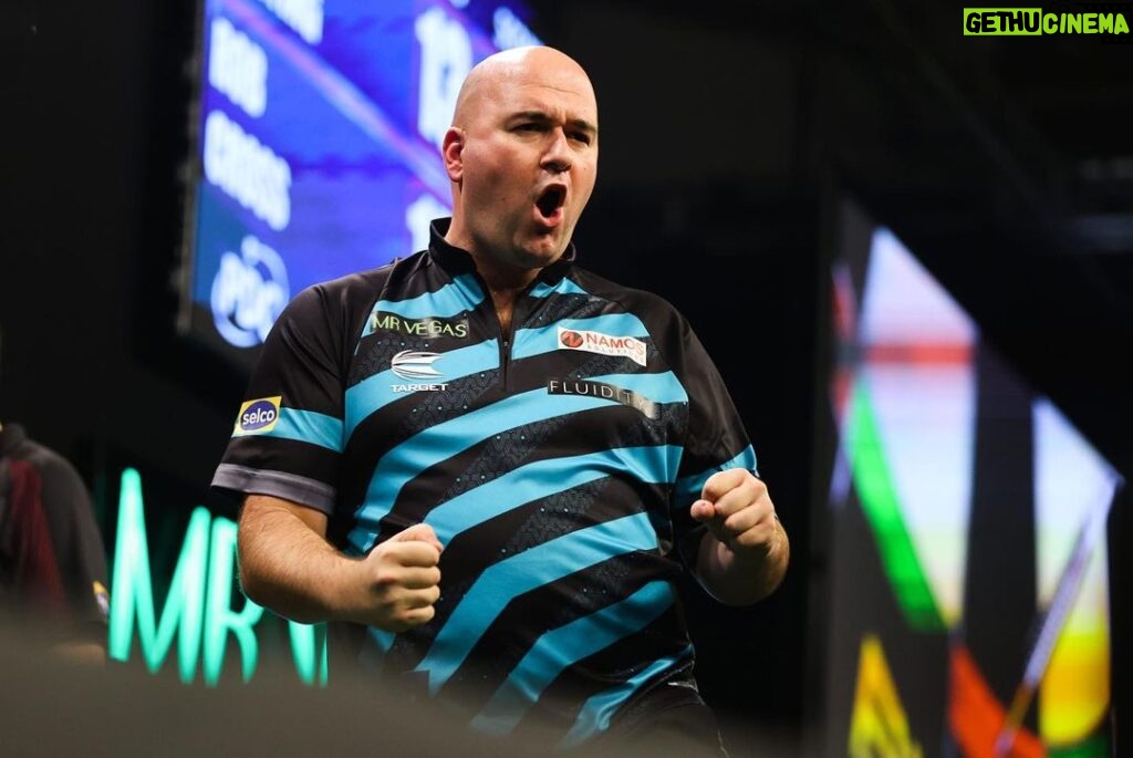 Rob Cross Instagram - One to go. Some prep and time with the family and I’ll be ready to face Luke tonight. Great messages of support, means a lot thank you 🙏⚡ @targetdarts @NamosSolutions @pwrbyfluidity @scott_rbs 📸 @_taylorlanningphotography_