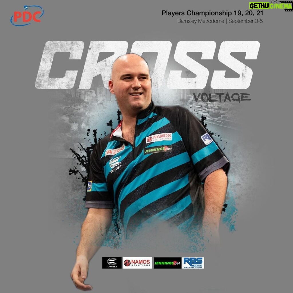 Rob Cross Instagram - Back at the Metrodome! Had a decent run in the last Players Championship but need to take it up a level. That’s the plan anyway! Thanks for all the brilliant messages. It means alot. ⚡ @targetdarts @NamosSolutions @jenningsbetinfo @scott_rbs