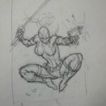 Rob Liefeld Instagram - BTS - DEADPOOL CORPS/LADY DEADPOOL! It all started with a call from the EIC telling me he wants to build a Deadpool team and if I would be on board as the creator of Deadpool. I say, let’s do it, he wants to start with Lady Deadpool and I started to produce designs, many I’m sharing here from my 2009 sketchbook. Kid Deadpool, Dog pool would follow. From 2 Lady Deadpool appearances the Deadpool Corps was on its way. I did over 200 pages of Deadpool Corps. from 2009-2011, it was great fun. It all starts with comic book creators, these films, games, cartoons, they don’t exist without us and we need to continue to be vocal about our contributions. #marvel #robliefeld #deadpool